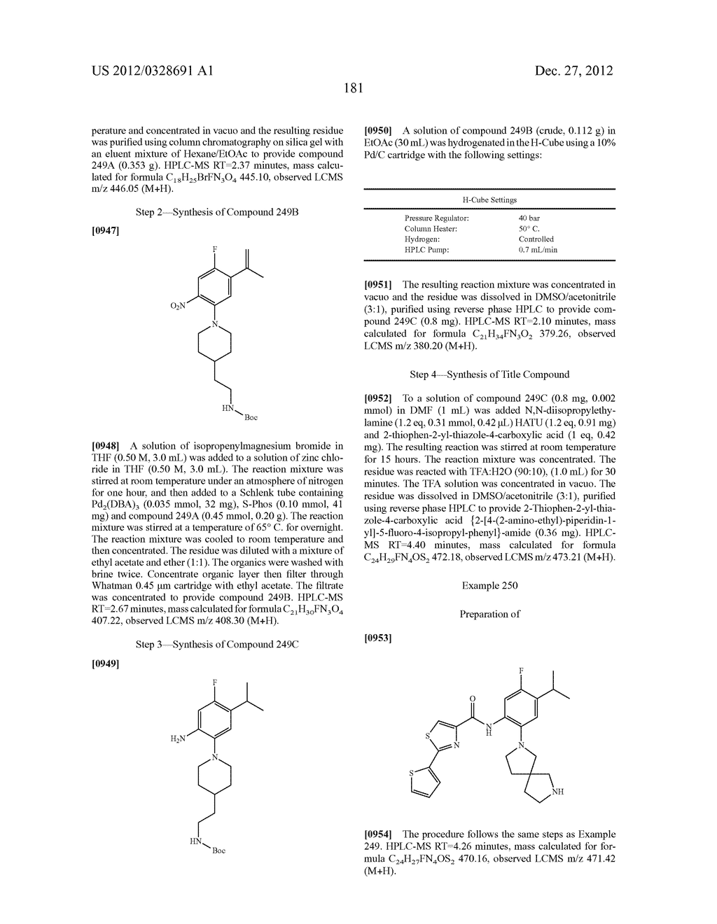 ANILINOPIPERAZINE DERIVATIVES AND METHODS OF USE THEREOF - diagram, schematic, and image 182