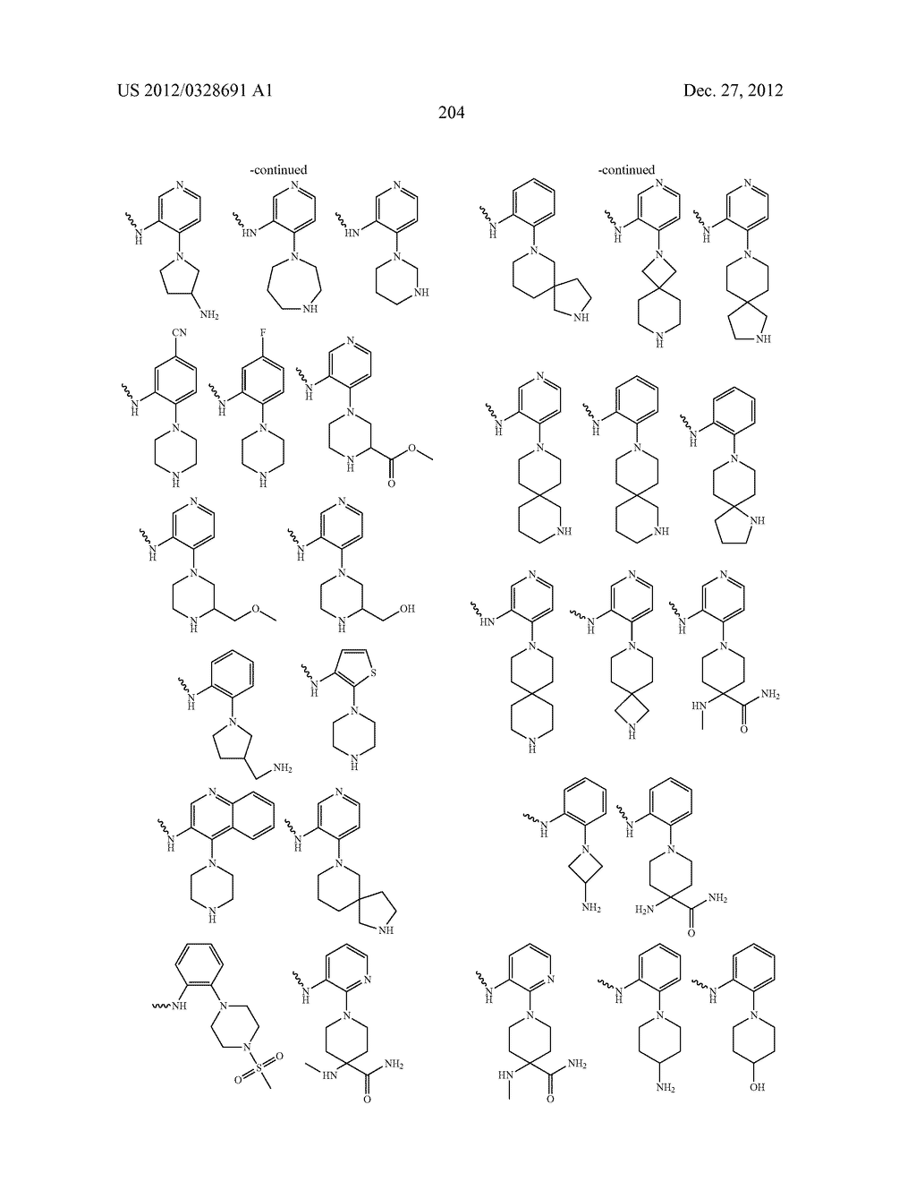 ANILINOPIPERAZINE DERIVATIVES AND METHODS OF USE THEREOF - diagram, schematic, and image 205