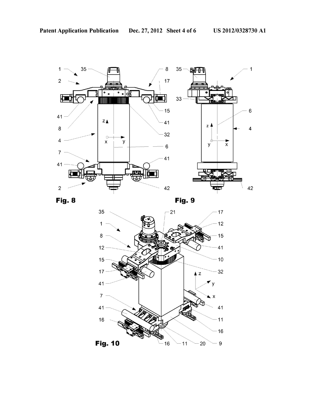 MOUNTING DEVICE FOR A ROTATABLE CENTER PART IN AN INJECTION MOLDING DEVICE - diagram, schematic, and image 05