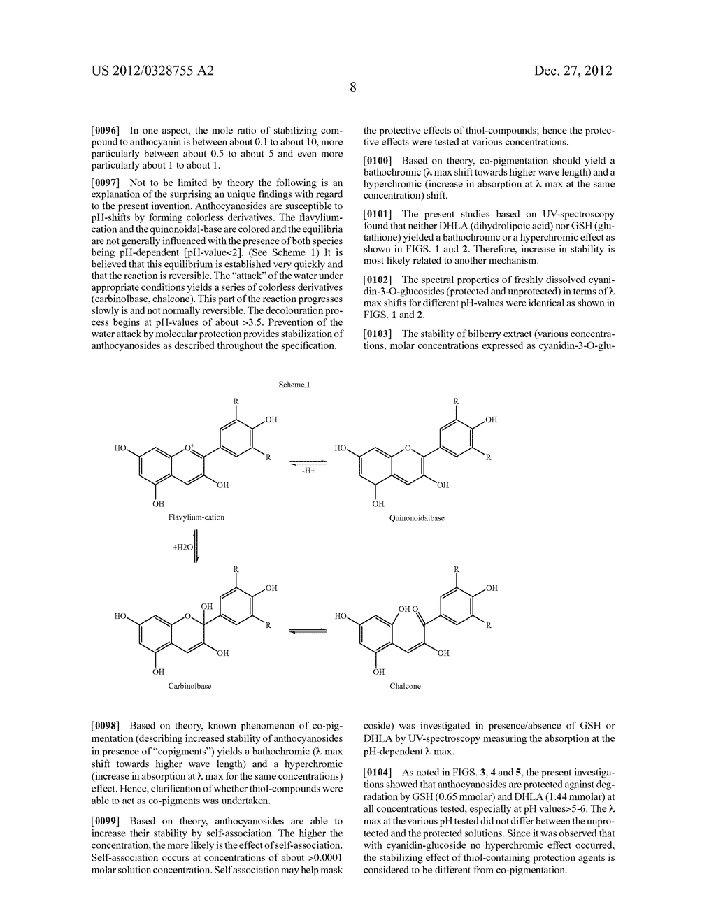 STABILIZED ANTHOCYANIN COMPOSITIONS - diagram, schematic, and image 36