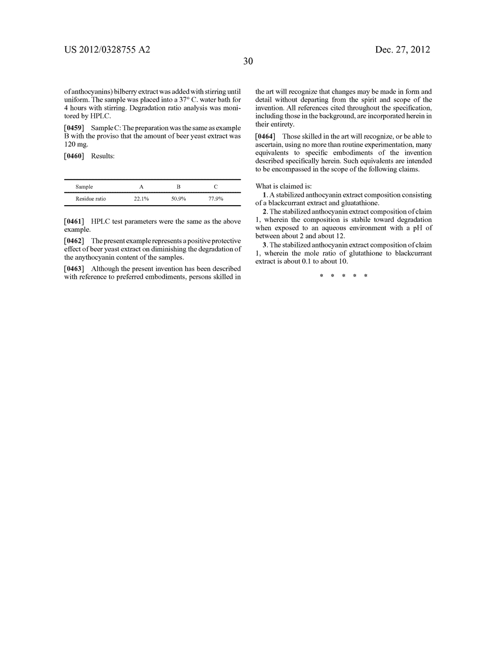 STABILIZED ANTHOCYANIN COMPOSITIONS - diagram, schematic, and image 58