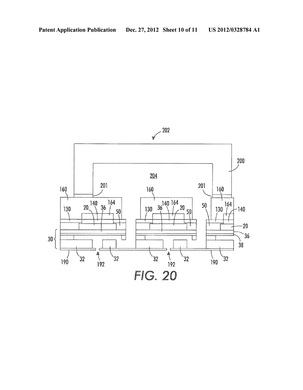 METHOD FOR INTERSTITIAL POLYMER PLANARIZATION USING A FLEXIBLE FLAT PLATE - diagram, schematic, and image 11