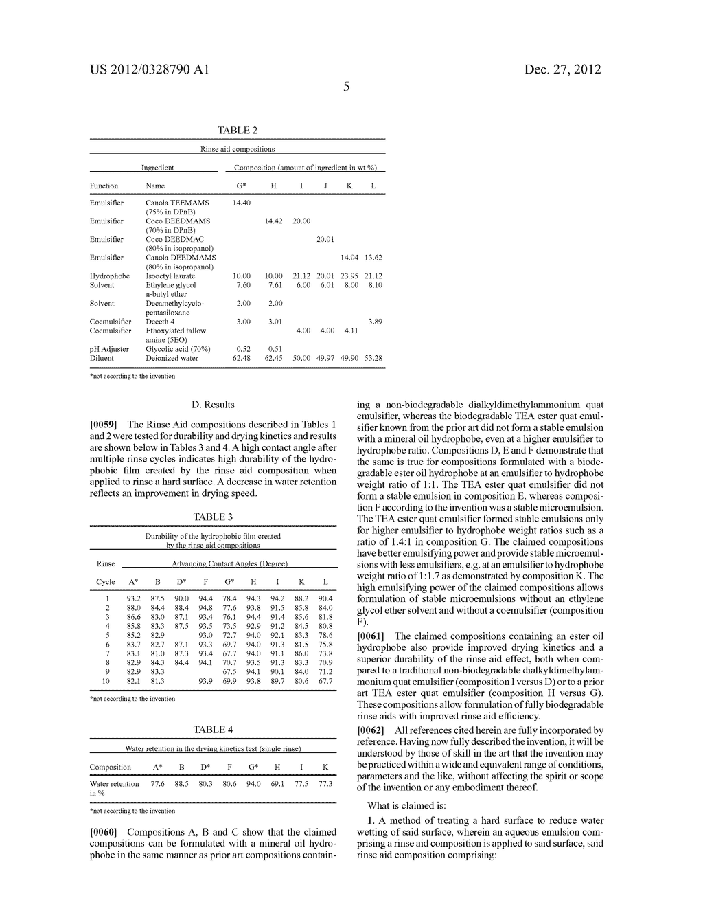 Rinse Aid Compositions with Improved Characteristics - diagram, schematic, and image 06