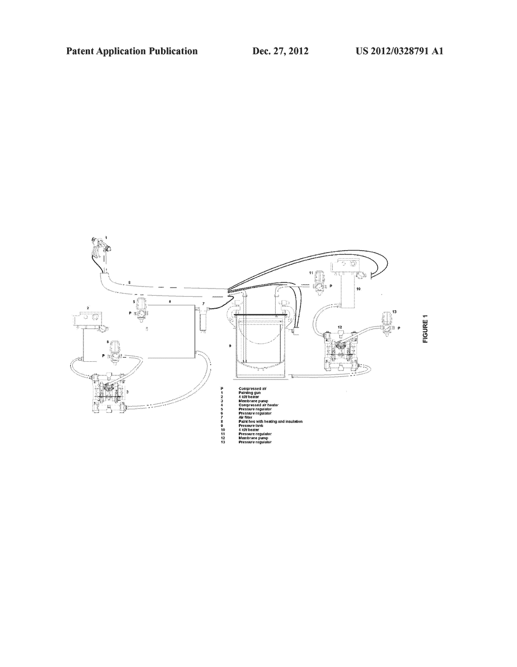 METHOD AND SYSTEM FOR COATING A SURFACE WITH A VISCOUS ONE OR PLURAL     COMPONENT COATING MATERIAL - diagram, schematic, and image 02