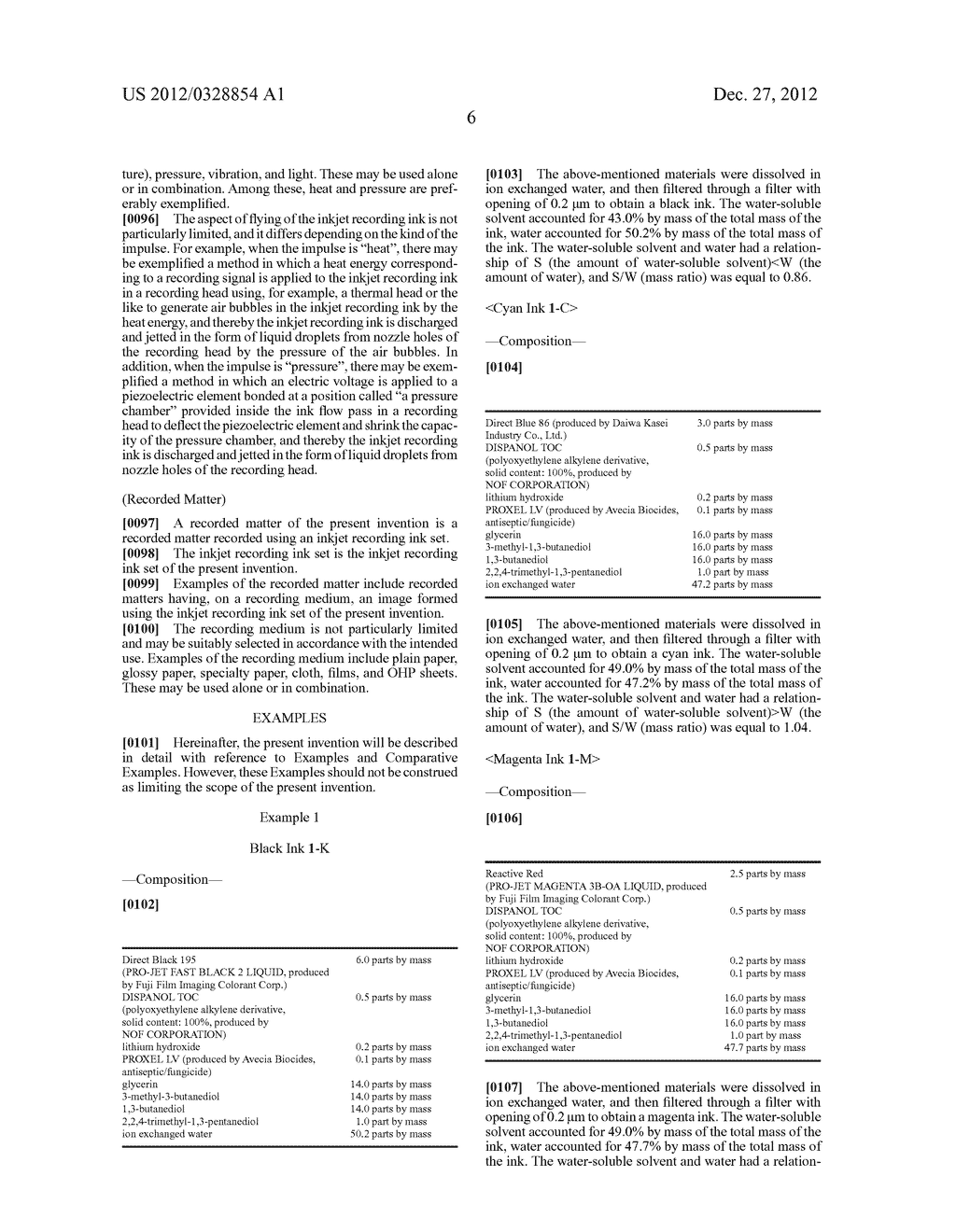 INKJET RECORDING INK SET, INKJET RECORDING METHOD, AND RECORDED MATTER - diagram, schematic, and image 09