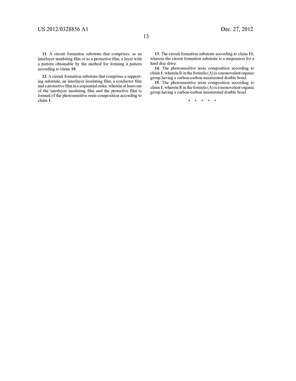 PHOTOSENSITIVE RESIN COMPOSITION AND CIRCUIT FORMATION SUBSTRATE USING THE     SAME - diagram, schematic, and image 17