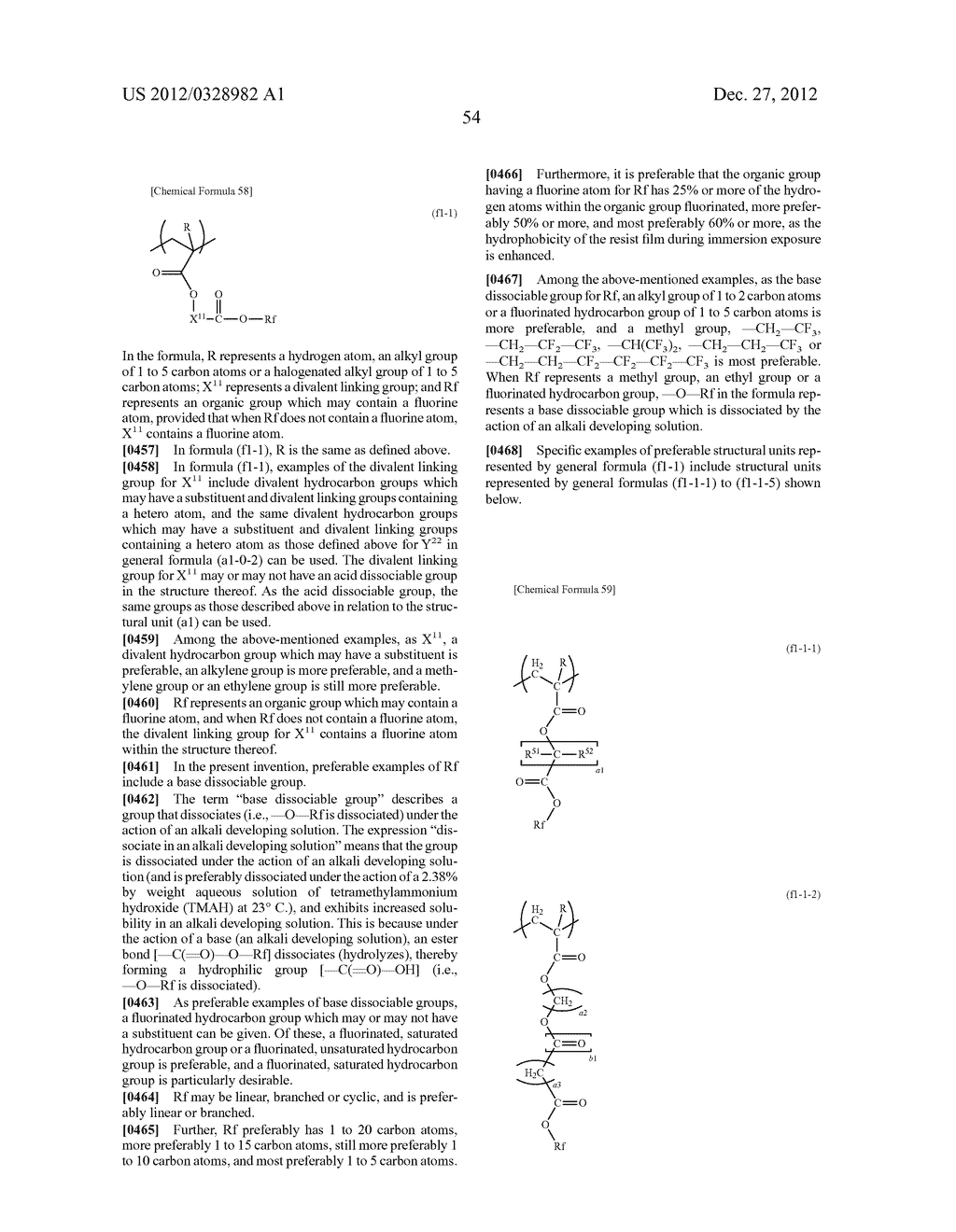 POSITIVE RESIST COMPOSITION AND METHOD OF FORMING RESIST PATTERN - diagram, schematic, and image 55