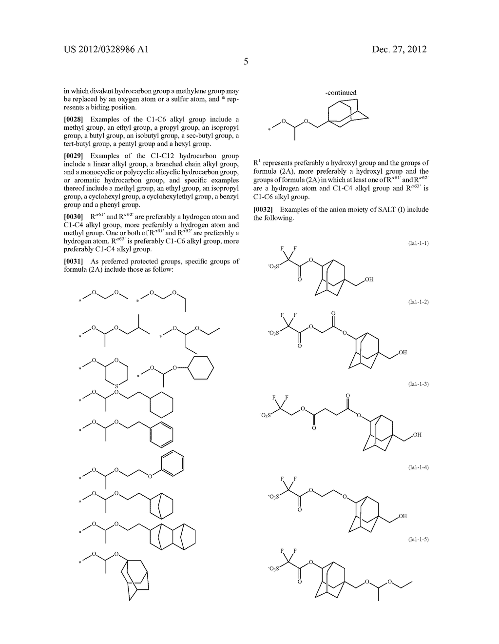 SALT, PHOTORESIST COMPOSITION, AND METHOD FOR PRODUCING PHOTORESIST     PATTERN - diagram, schematic, and image 06