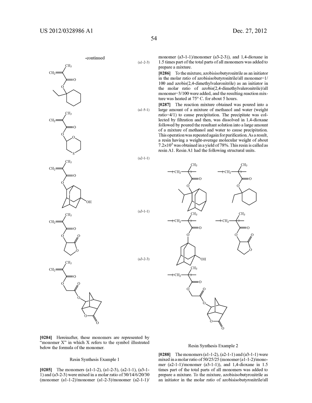 SALT, PHOTORESIST COMPOSITION, AND METHOD FOR PRODUCING PHOTORESIST     PATTERN - diagram, schematic, and image 55