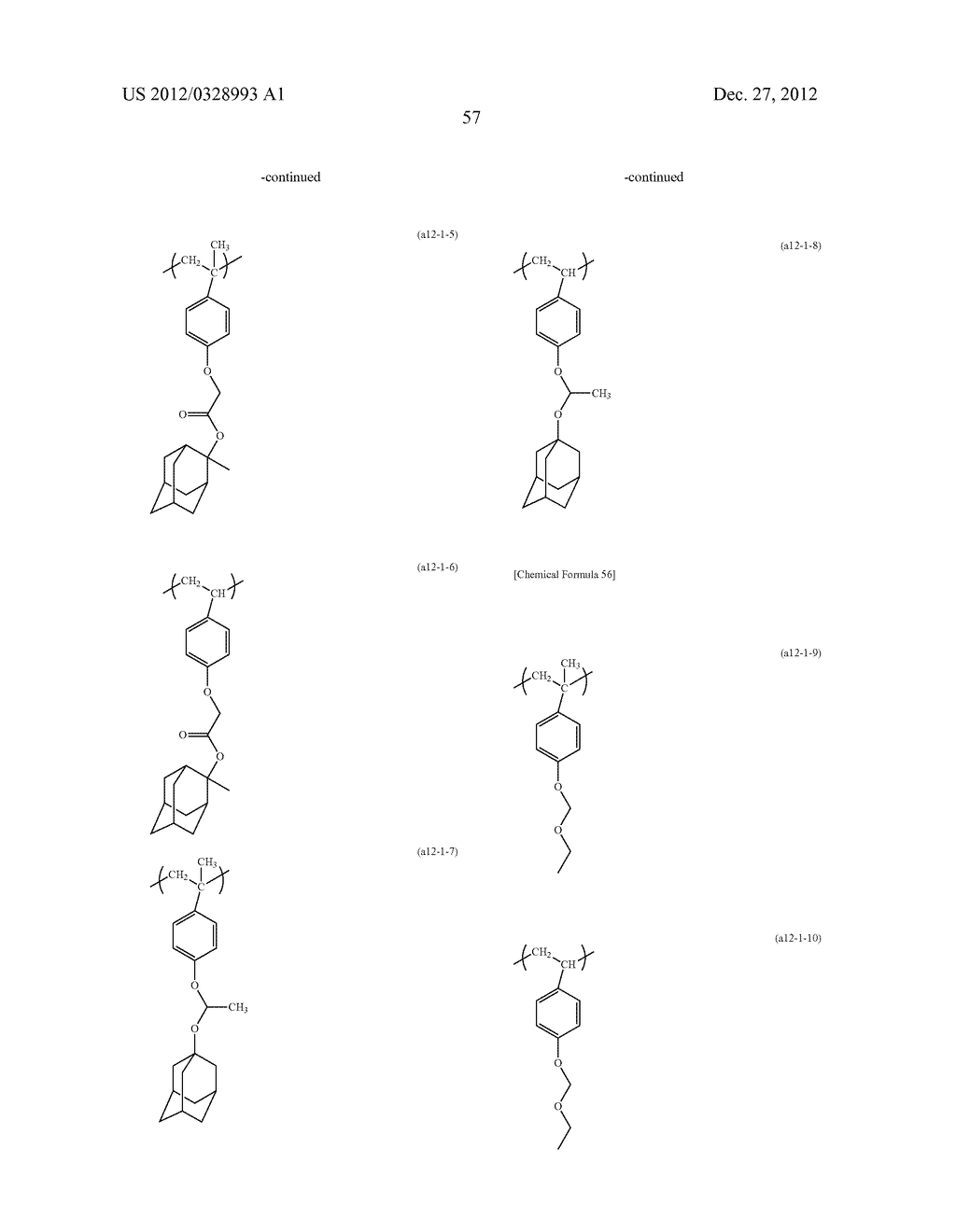 METHOD OF PRODUCING POLYMERIC COMPOUND, RESIST COMPOSITION, AND METHOD OF     FORMING RESIST PATTERN - diagram, schematic, and image 58