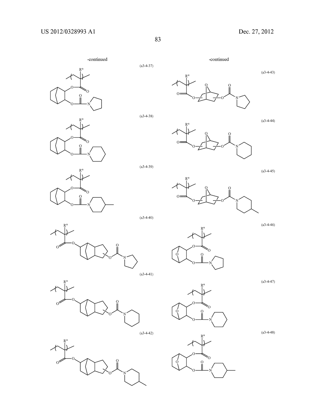 METHOD OF PRODUCING POLYMERIC COMPOUND, RESIST COMPOSITION, AND METHOD OF     FORMING RESIST PATTERN - diagram, schematic, and image 84