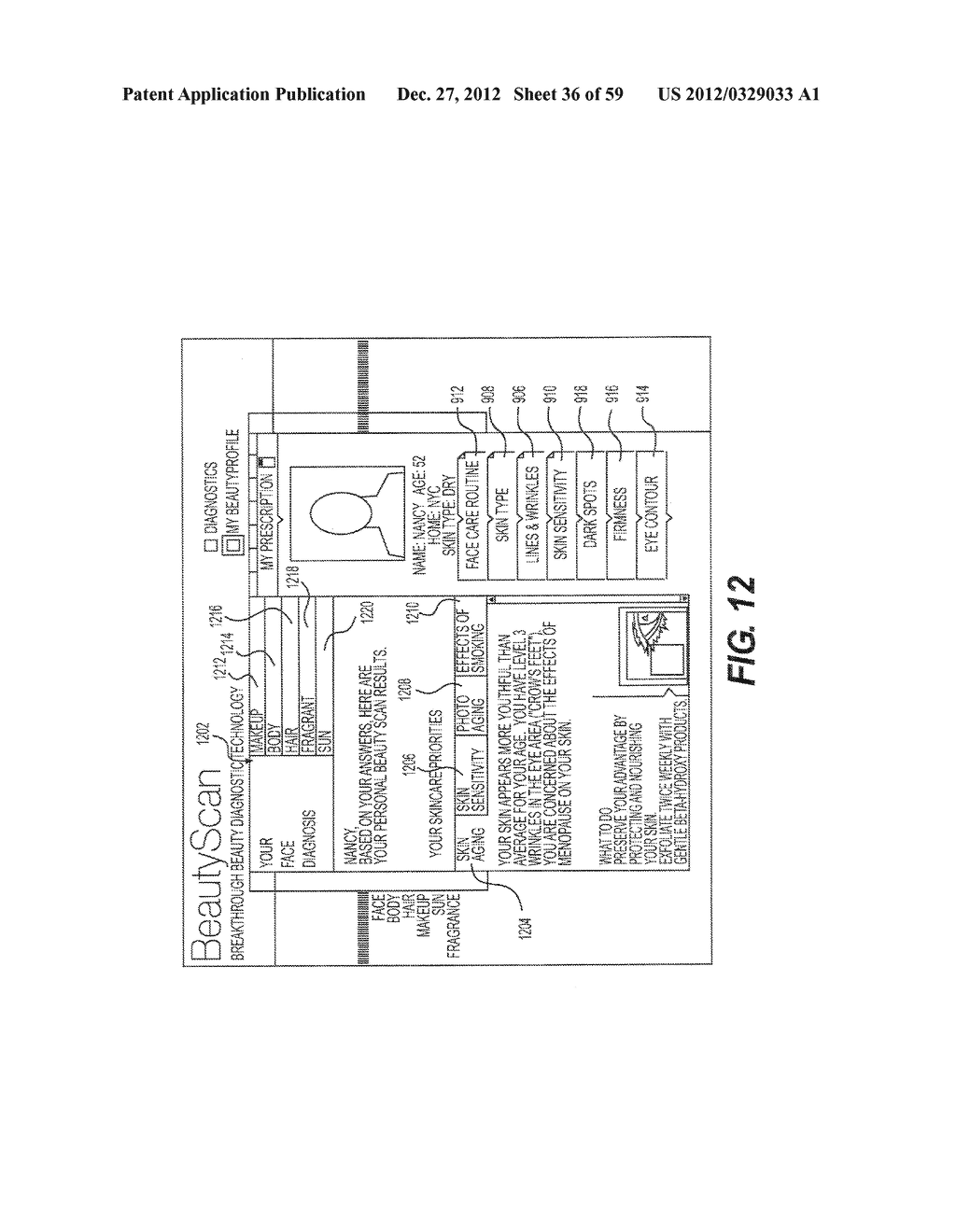 BEAUTY-RELATED INFORMATION COLLECTION AND DIAGNOSIS USING ENVIRONMENTS - diagram, schematic, and image 37