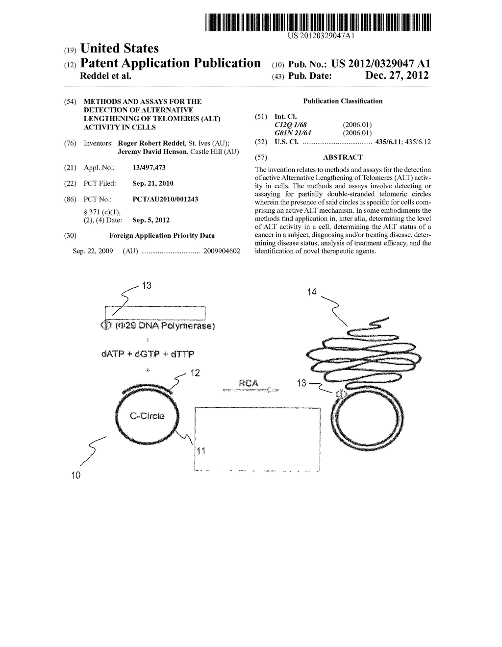 METHODS AND ASSAYS FOR THE DETECTION OF ALTERNATIVE LENGTHENING OF     TELOMERES (ALT) ACTIVITY IN CELLS - diagram, schematic, and image 01