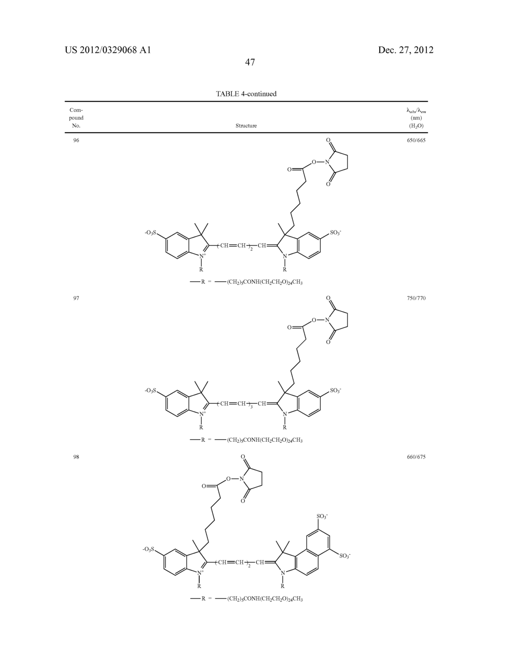 FLUORESCENT DYES, FLUORESCENT DYE KITS, AND METHODS OF PREPARING LABELED     MOLECULES - diagram, schematic, and image 56