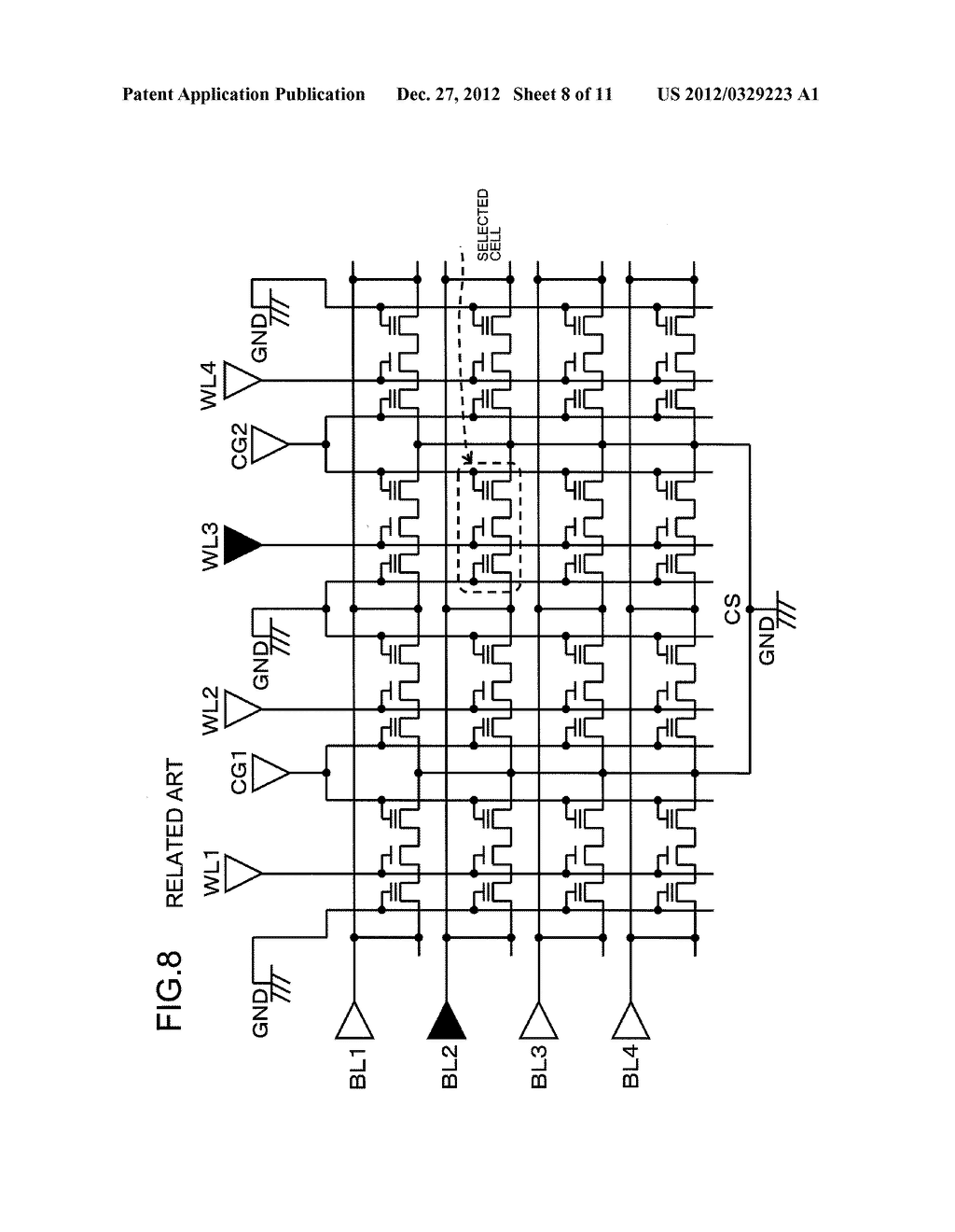SEMICONDUCTOR STORAGE DEVICE AND METHOD OF MANUFACTURING SAME - diagram, schematic, and image 09