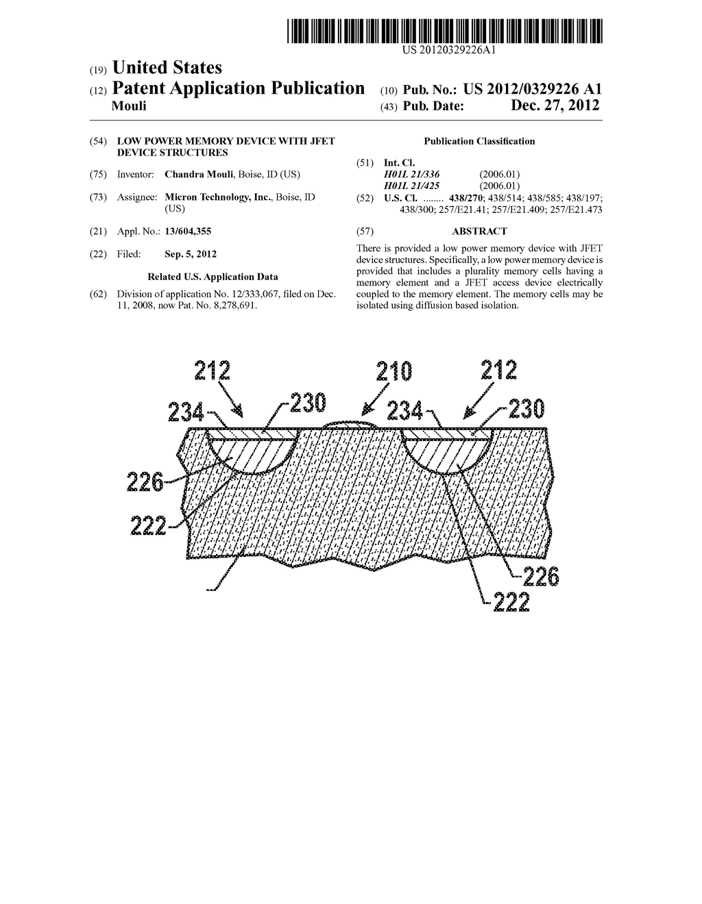 LOW POWER MEMORY DEVICE WITH JFET DEVICE STRUCTURES - diagram, schematic, and image 01