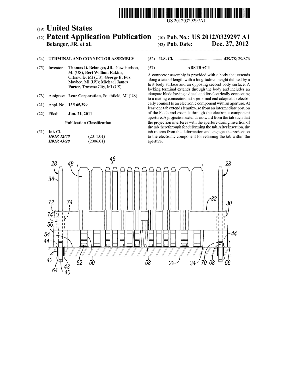 TERMINAL AND CONNECTOR ASSEMBLY - diagram, schematic, and image 01