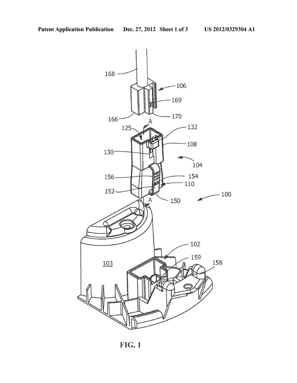 RELEASABLE ELECTRICAL CONNECTOR ADAPTOR AND ASSEMBLY - diagram, schematic, and image 02