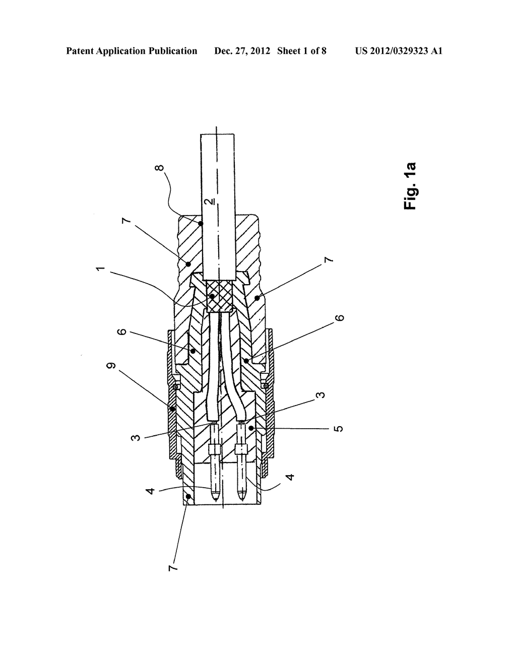 METHOD FOR PRODUCING AN ELECTRIC INTERFACE AND INTERFACE - diagram, schematic, and image 02