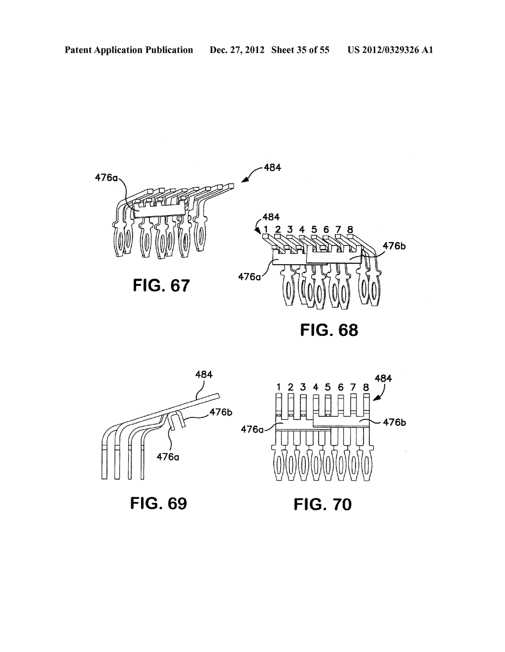 Methods and Apparatus for Reducing Crosstalk in Electrical Connectors - diagram, schematic, and image 36