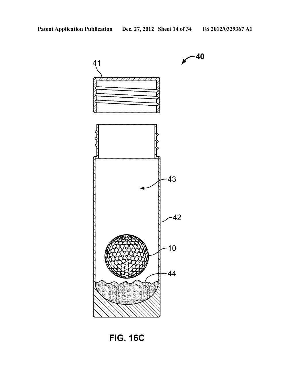 Golf Ball Having An Aerodynamic Coating Including Micro Surface Roughness - diagram, schematic, and image 15