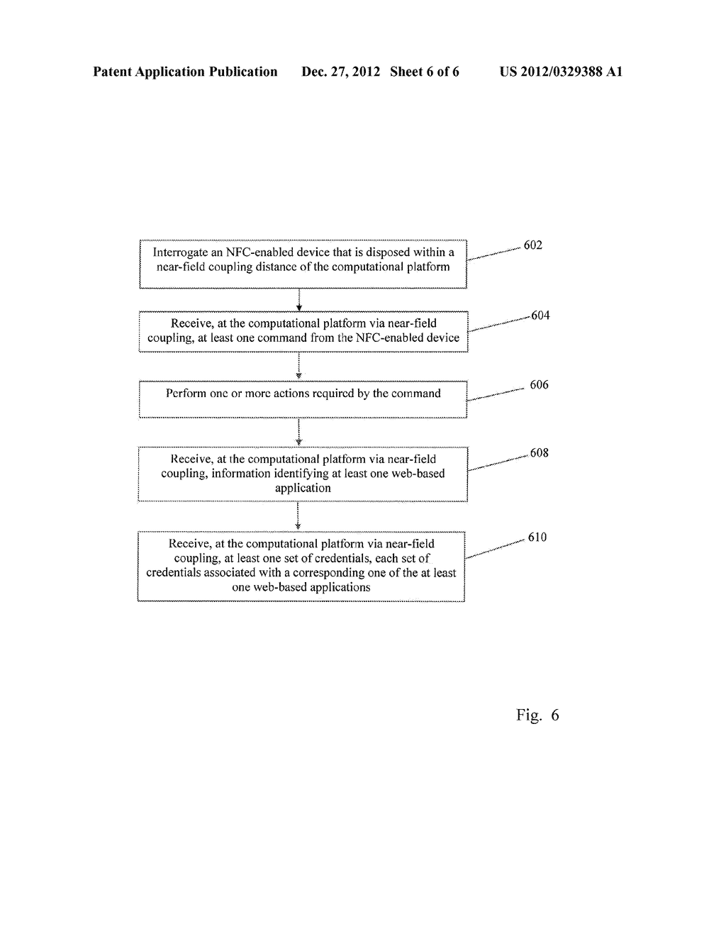 NFC-Enabled Devices to Store and Retrieve Portable Application-Specific     Personal Information for Use with Computational Platforms - diagram, schematic, and image 07