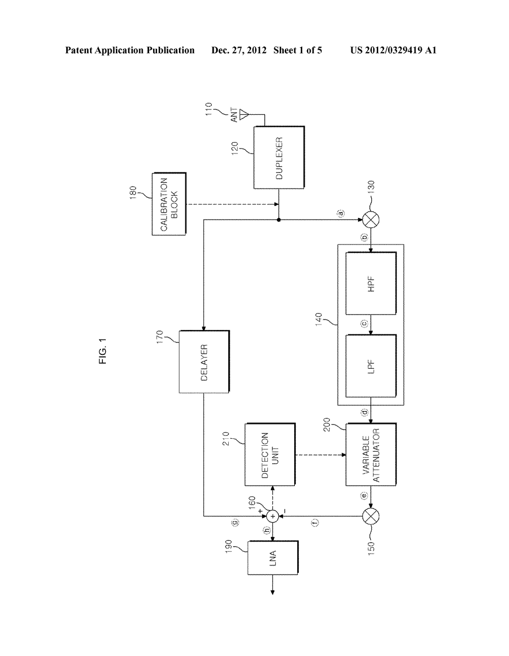 APPARATUS AND METHOD FOR ELIMINATING OUTBAND INTERFERENCE SIGNAL - diagram, schematic, and image 02