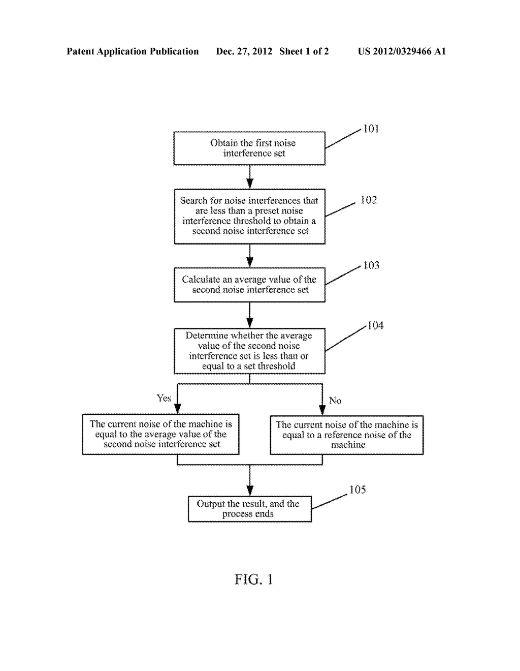 Method and System for Measuring Background Noise of Machine - diagram, schematic, and image 02