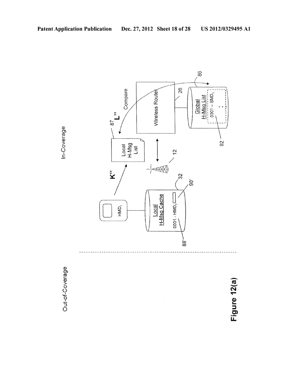 System and Method for Enabling Messages to be Sent While a Mobile Device     is Out-of-Coverage - diagram, schematic, and image 19