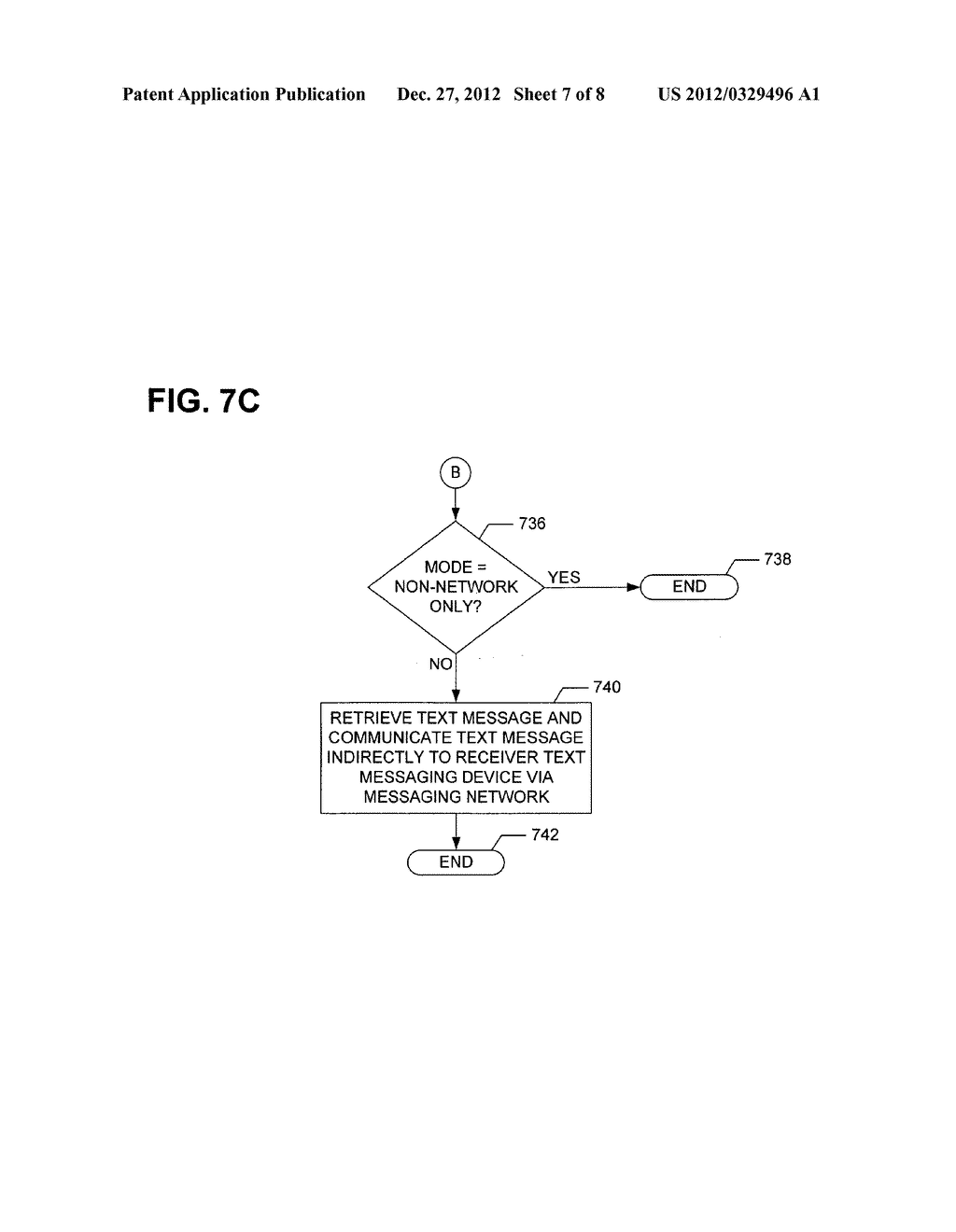 Apparatus and Methods for Communicating Text Messages Using Multiple     Communication Modes - diagram, schematic, and image 08