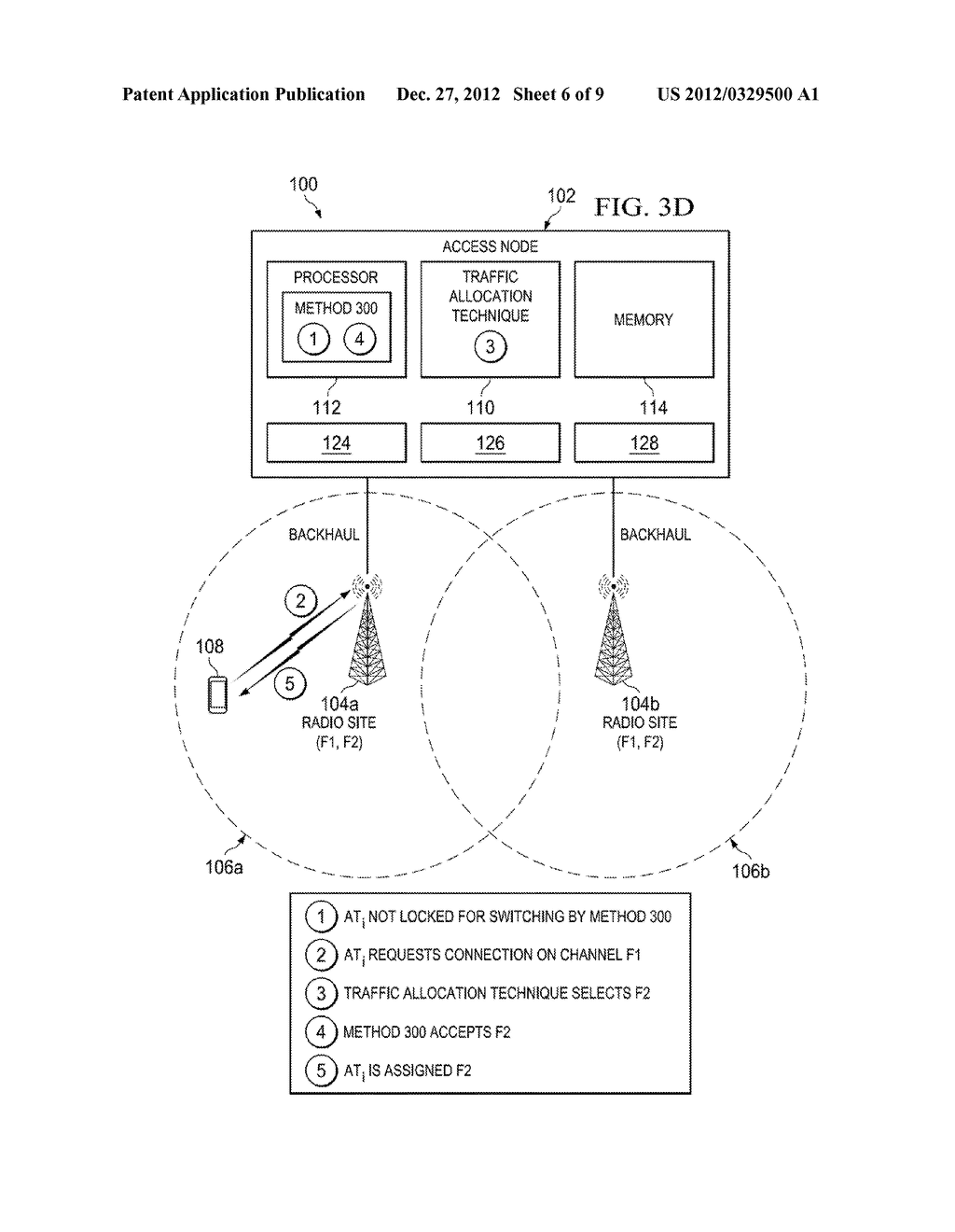 WIRELESS TELECOMMUNICATON SYSTEM, ACCESS NODE AND METHOD FOR IMPROVING A     SUCCESS RATE OF A CONNECTION SETUP FOR AN ACCESS TERMINAL - diagram, schematic, and image 07