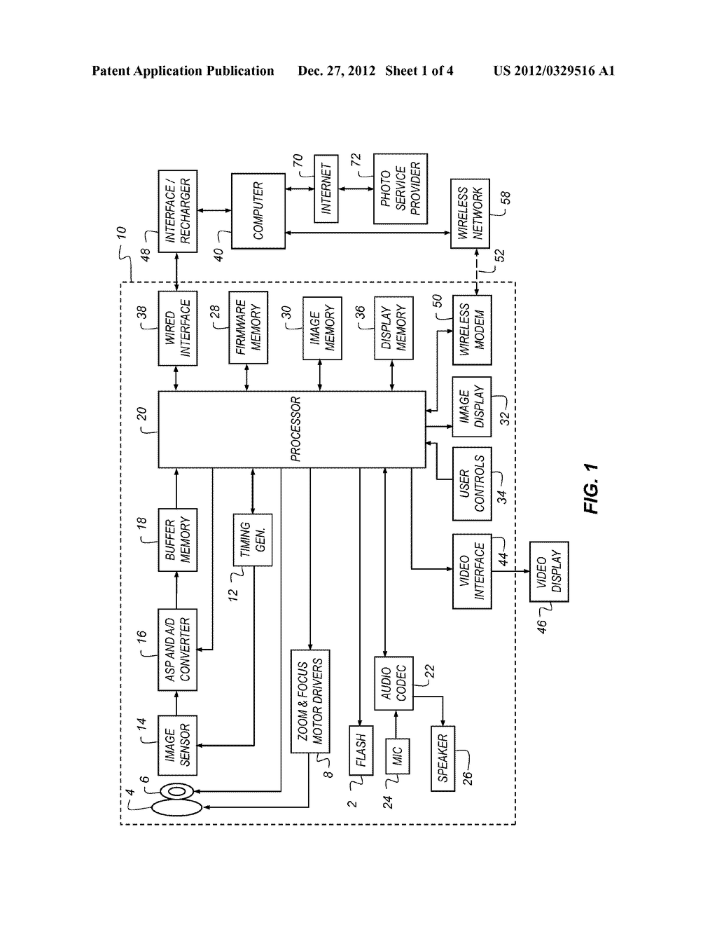 DIGITAL CAMERA PROVIDING AN EXTENDED FOCUS RANGE - diagram, schematic, and image 02