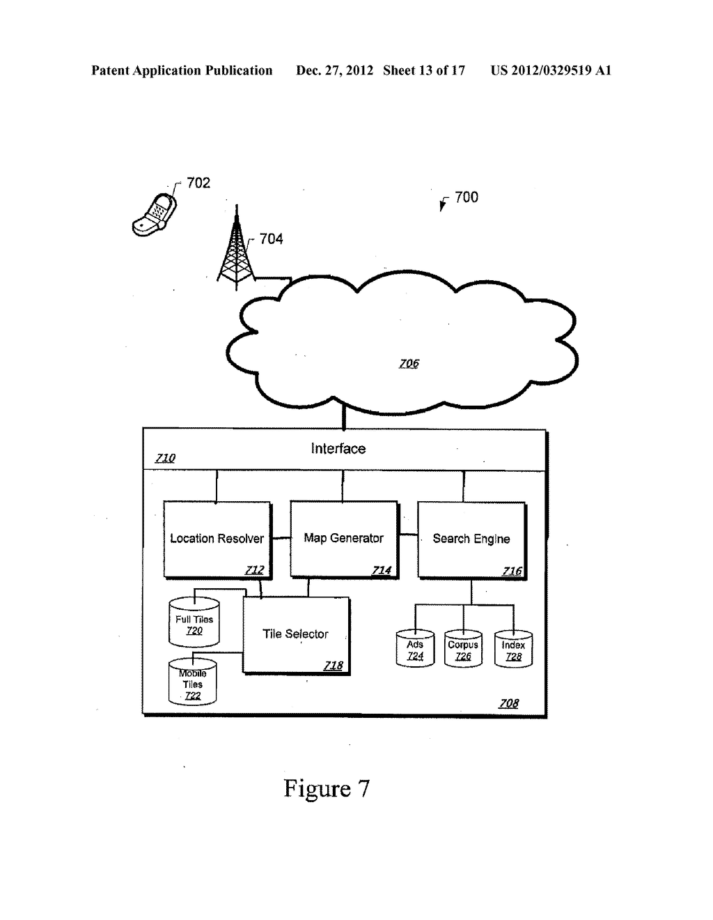 MULTIPLE VIEWS OF A GEOGRAPHIC AREA ON A MOBILE DEVICE - diagram, schematic, and image 14