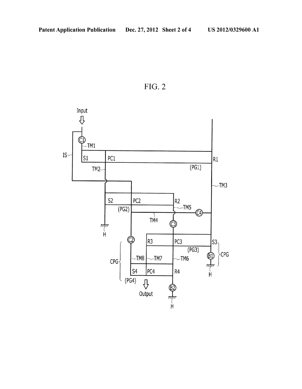 PLANETARY GEAR TRAIN OF AUTOMATIC TRANSMISSION FOR VEHICLES - diagram, schematic, and image 03