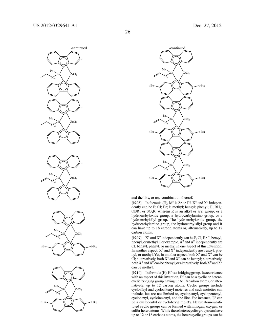 CATALYSTS FOR PRODUCING BROAD MOLECULAR WEIGHT DISTRIBUTION POLYOLEFINS IN     THE ABSENCE OF ADDED HYDROGEN - diagram, schematic, and image 36