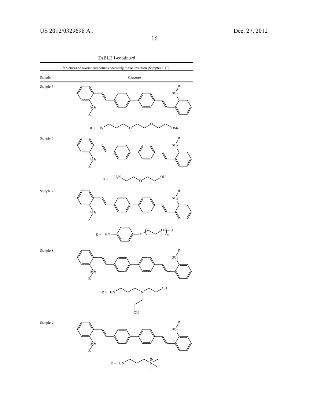 OPTICAL BRIGHTENERS AND COMPOSITIONS COMPRISING THE SAME - diagram, schematic, and image 17