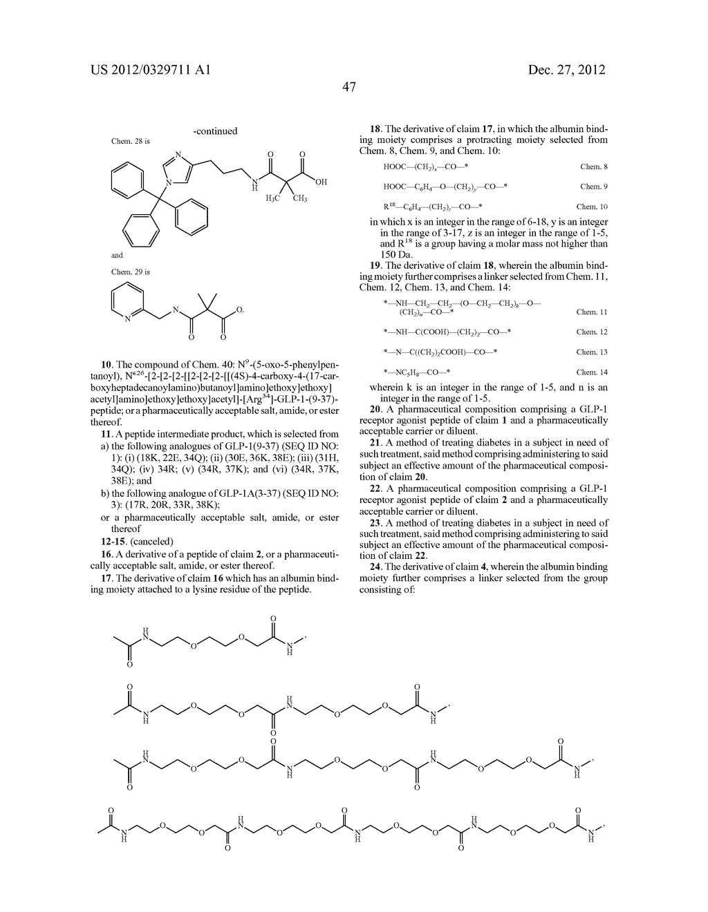 GLP-1 RECEPTOR AGONIST COMPOUNDS WITH A MODIFIED N-TERMINUS - diagram, schematic, and image 48