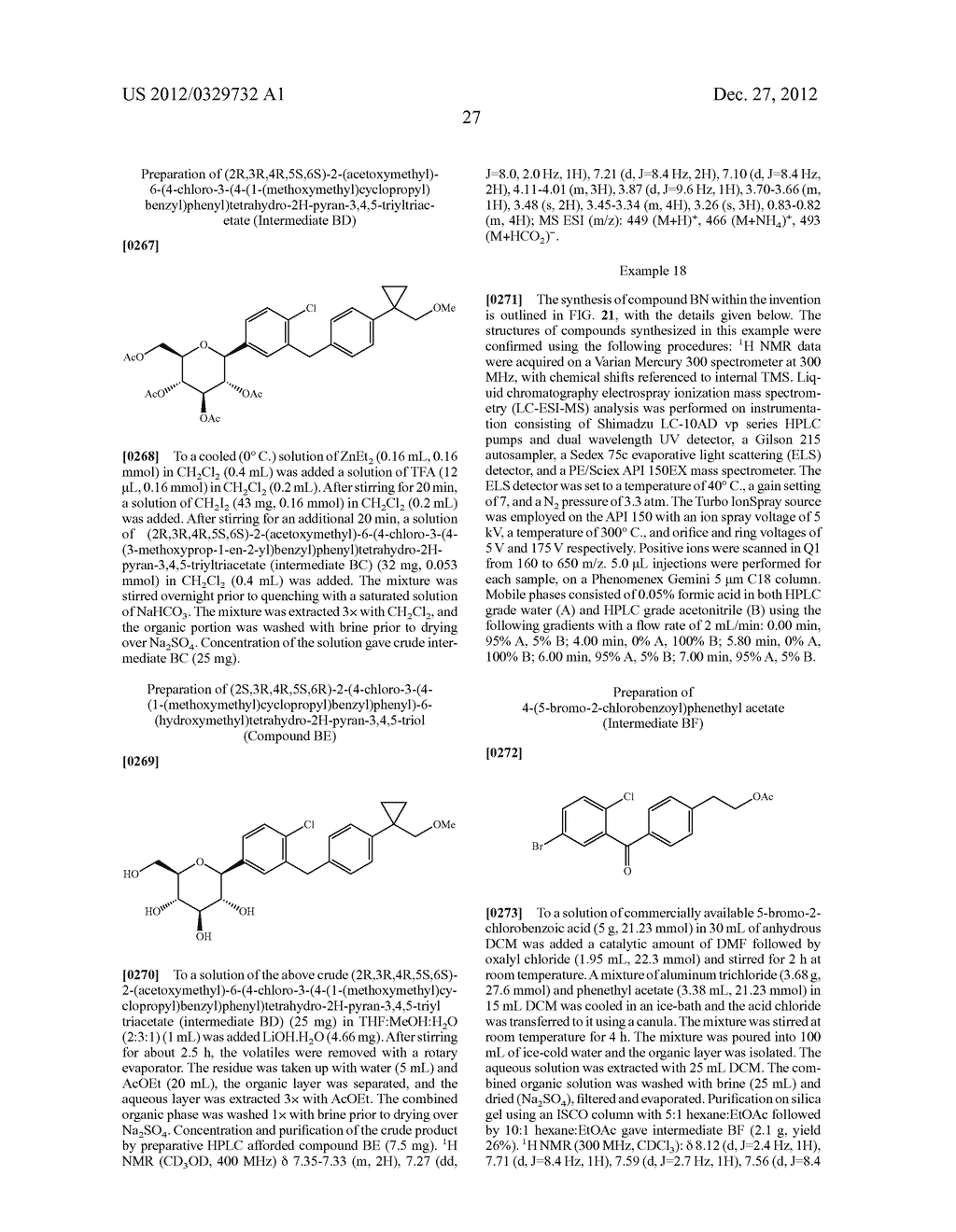 BENZYLBENZENE DERIVATIVES AND METHODS OF USE - diagram, schematic, and image 53