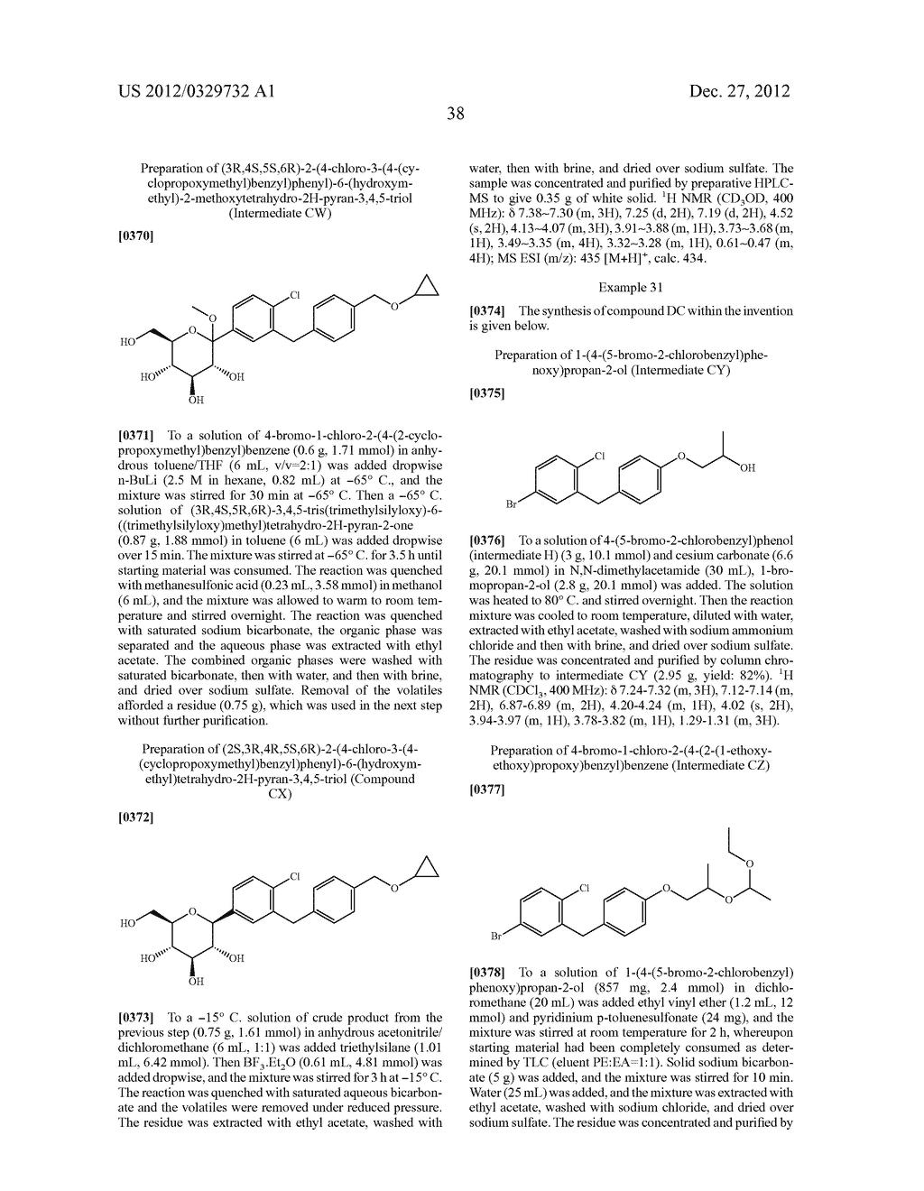 BENZYLBENZENE DERIVATIVES AND METHODS OF USE - diagram, schematic, and image 64