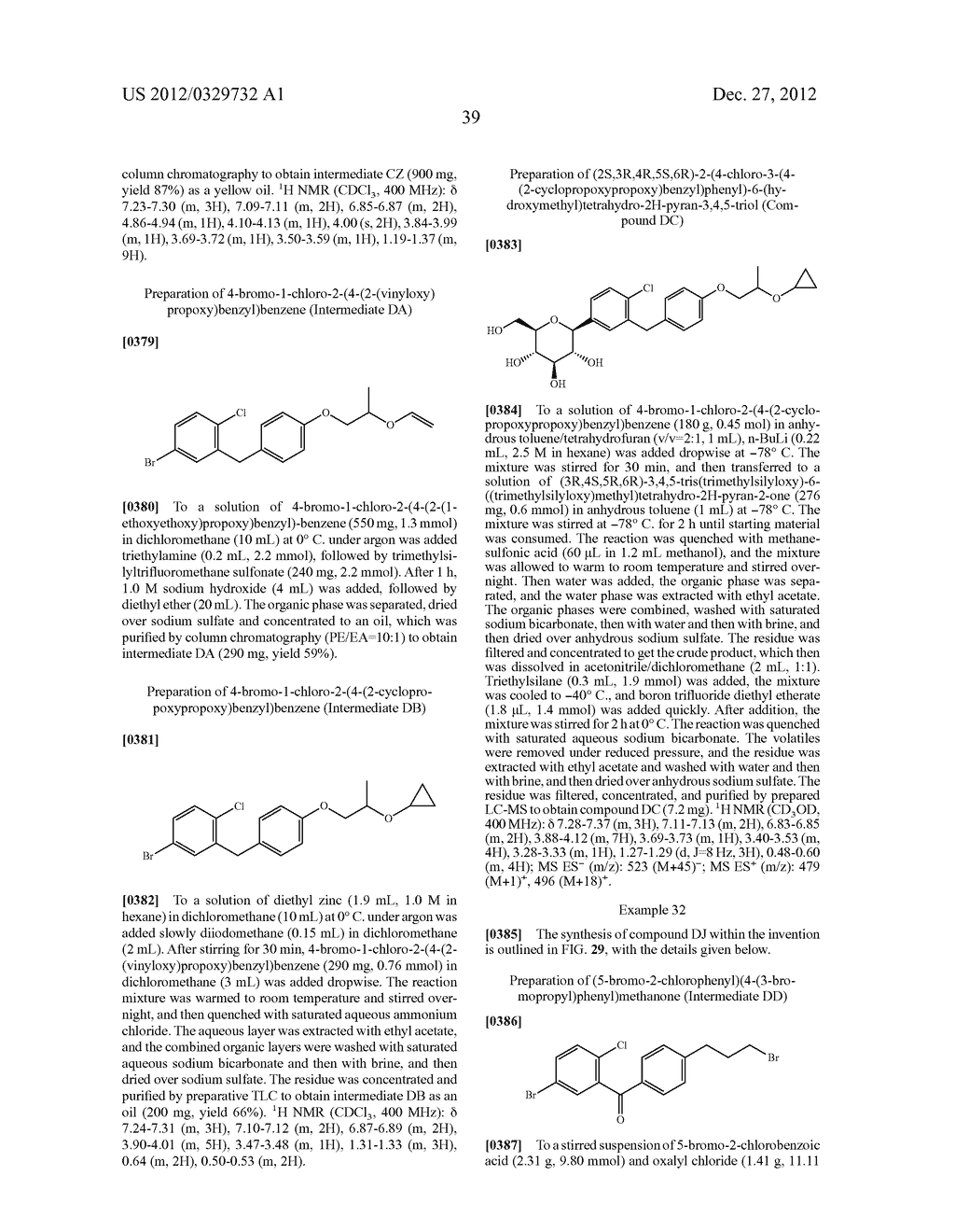 BENZYLBENZENE DERIVATIVES AND METHODS OF USE - diagram, schematic, and image 65