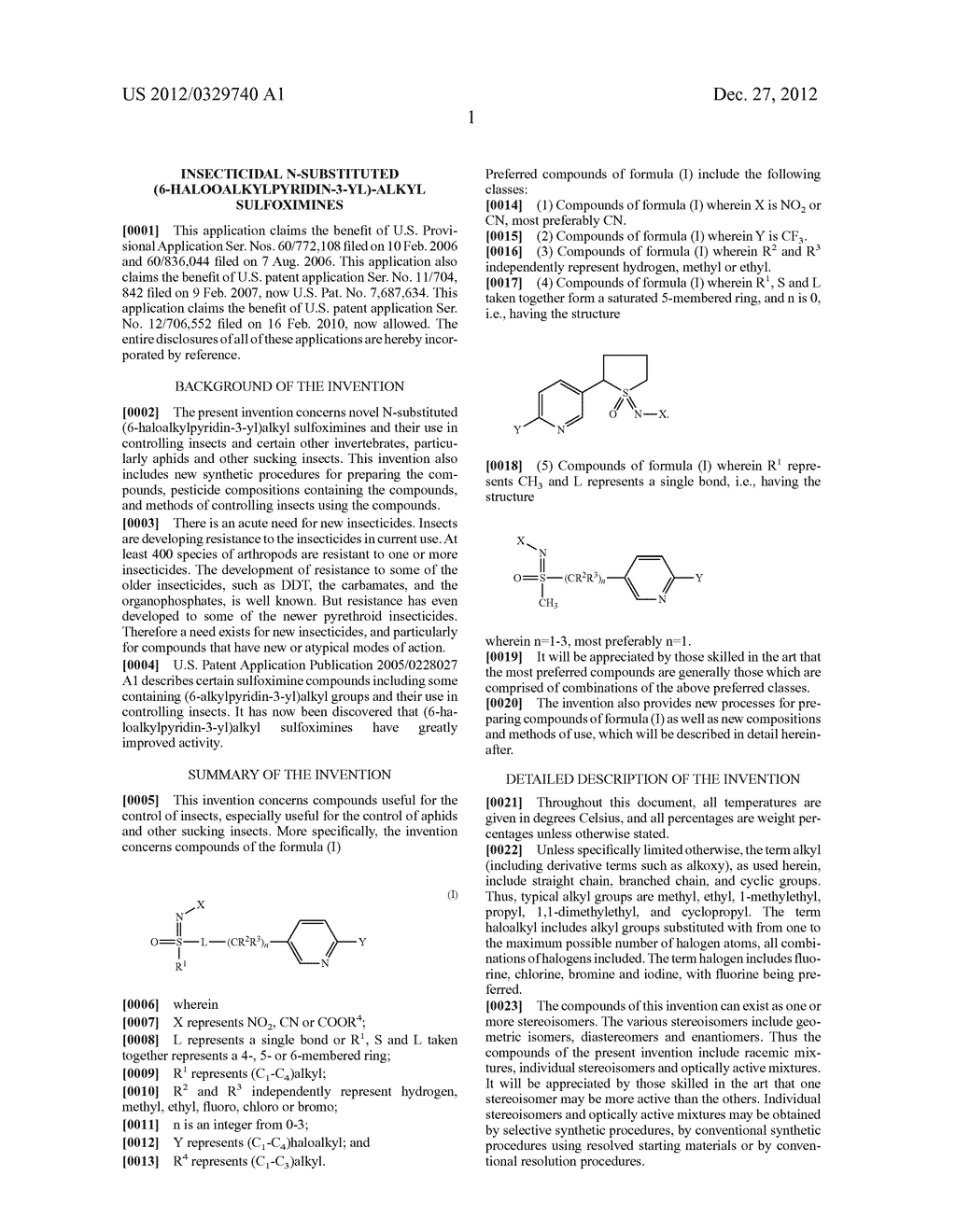 INSECTICIDAL N-SUBSTITUTED (6-HALOOALKYLPYRIDIN-3-YL)-ALKYL SULFOXIMINES - diagram, schematic, and image 02