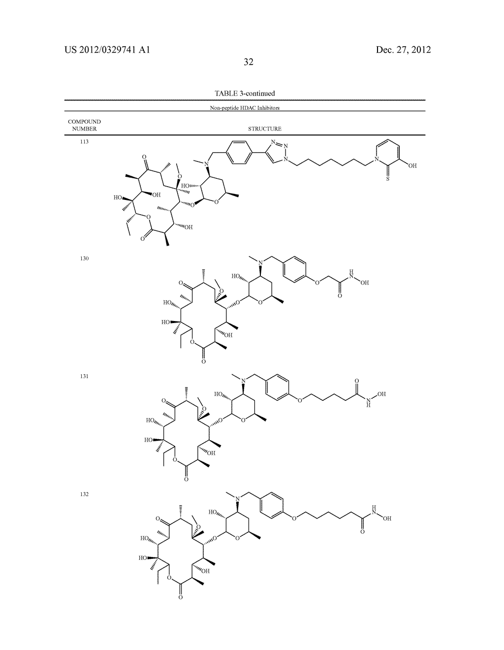 NON-PEPTIDE MACROCYCLIC HISTONE DEACETYLASE (HDAC) INHIBITORS AND METHODS     OF MAKING AND USING THEREOF - diagram, schematic, and image 33