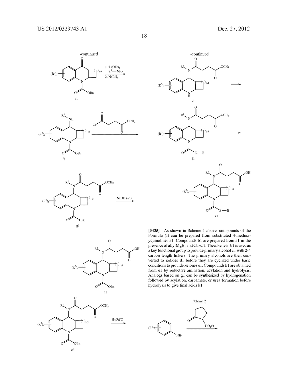 CYCLOALKYL-FUSED TETRAHYDROQUINOLINES AS CRTH2 RECEPTOR MODULATORS - diagram, schematic, and image 20