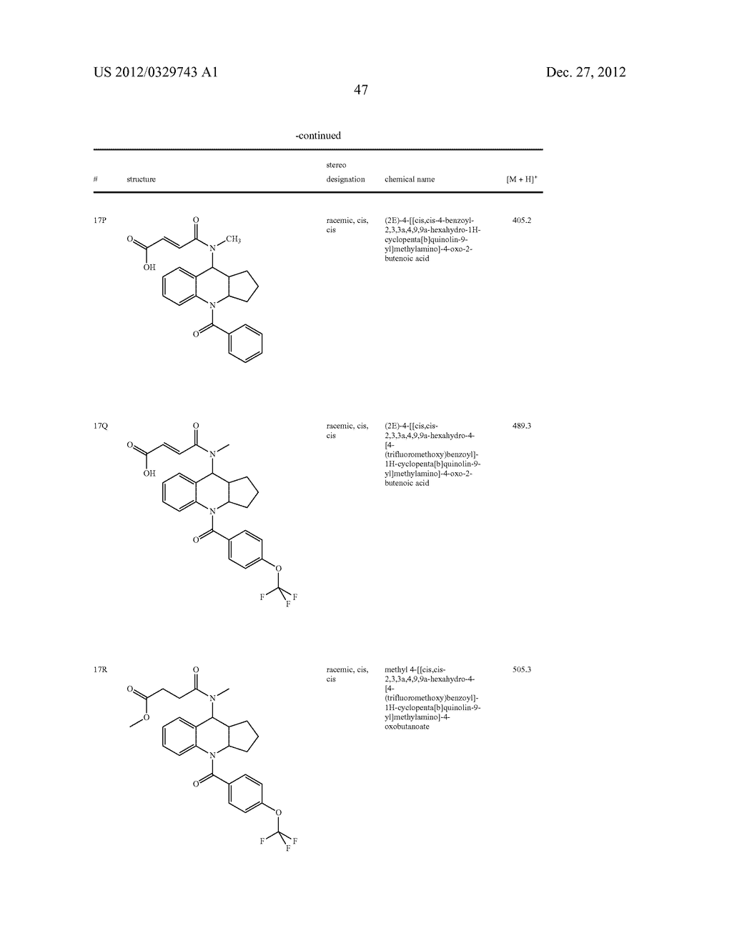 CYCLOALKYL-FUSED TETRAHYDROQUINOLINES AS CRTH2 RECEPTOR MODULATORS - diagram, schematic, and image 49