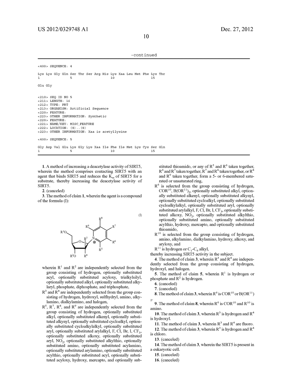 ACTIVATION AND ACTIVATORS OF SIRT5 - diagram, schematic, and image 16