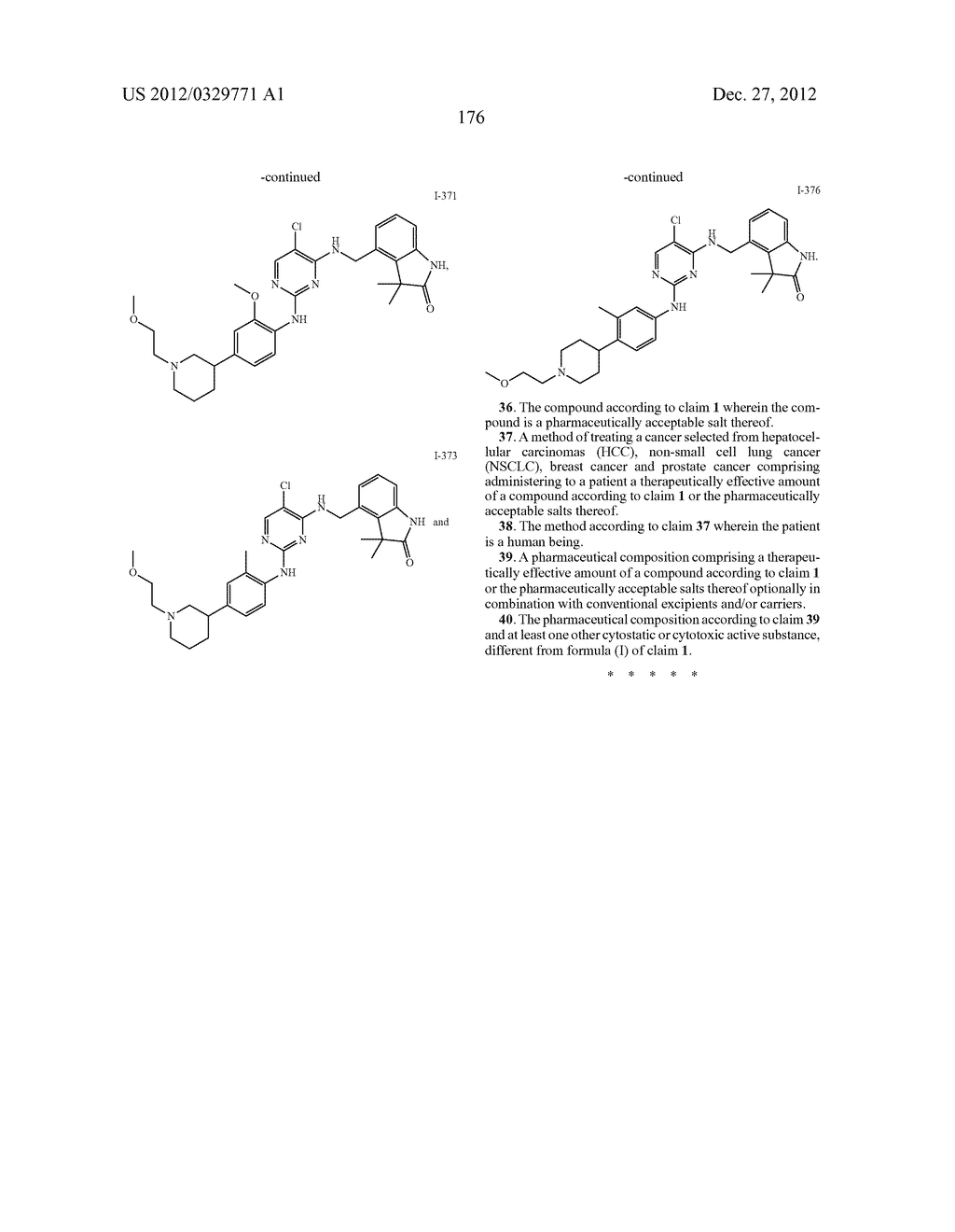 BENZYLIC OXINDOLE PYRIMIDINES - diagram, schematic, and image 177