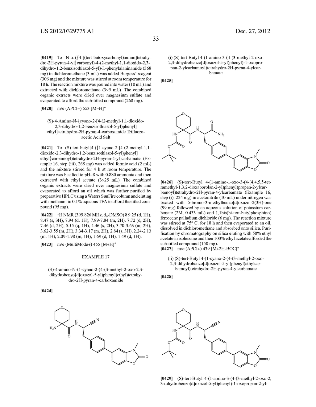 SUBSTITUTED 1-CYANOETHYLHETEROCYCLYLCARBOXAMIDE COMPOUNDS 750 - diagram, schematic, and image 41