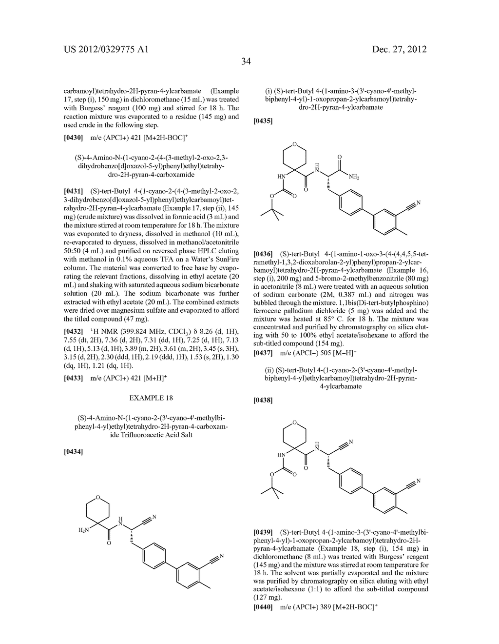 SUBSTITUTED 1-CYANOETHYLHETEROCYCLYLCARBOXAMIDE COMPOUNDS 750 - diagram, schematic, and image 42