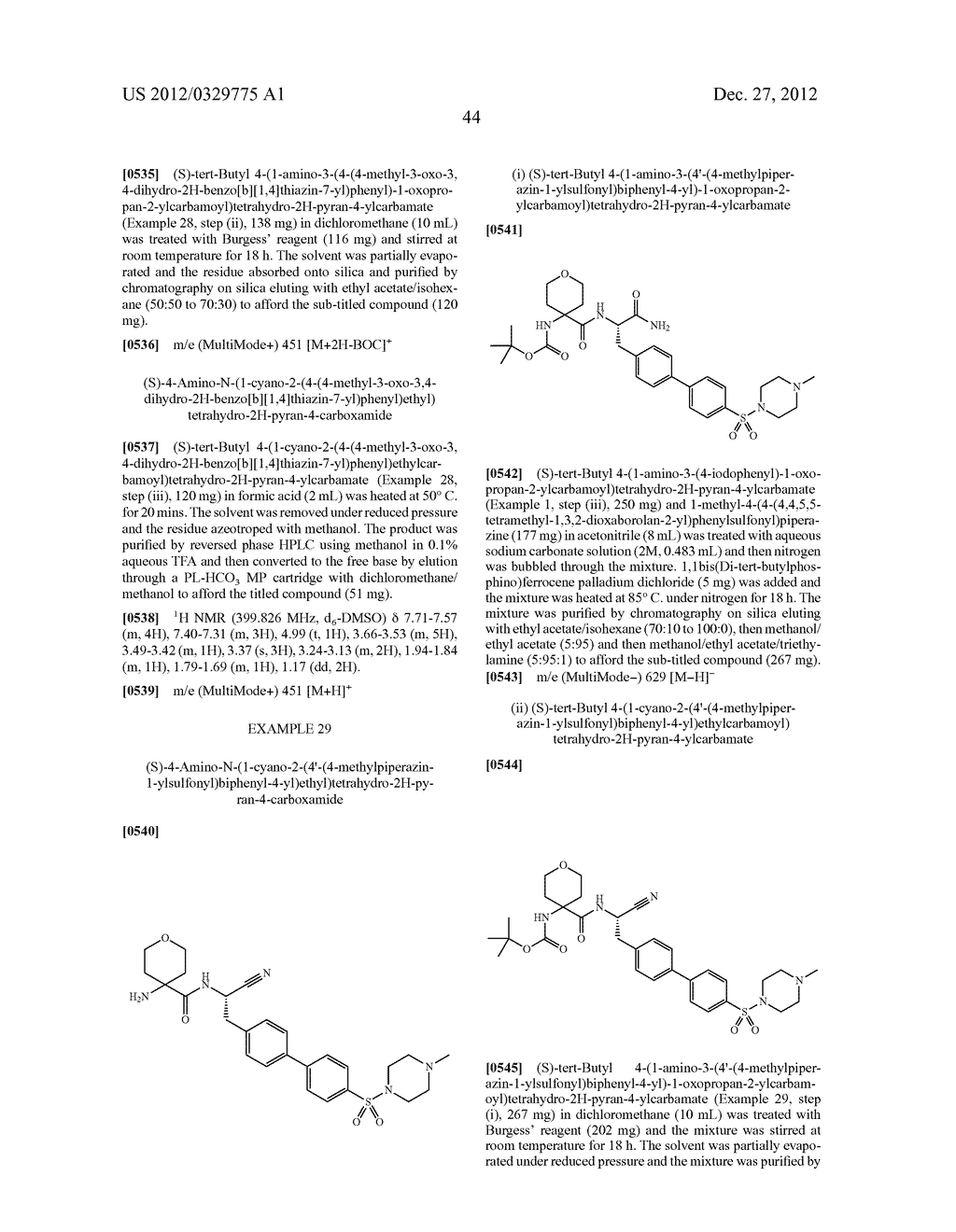 SUBSTITUTED 1-CYANOETHYLHETEROCYCLYLCARBOXAMIDE COMPOUNDS 750 - diagram, schematic, and image 52