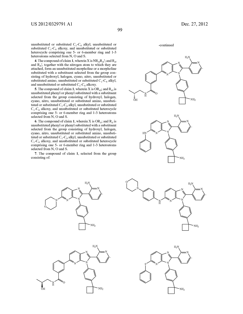 Substituted Imidazopyridinyl-Aminopyridine Compounds - diagram, schematic, and image 100